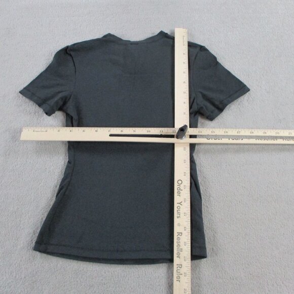 SKIMS Cotton Jersey T Shirt Womens XS Soot Black Crewneck Classic Casual Tee NWT - Picture 7 of 10